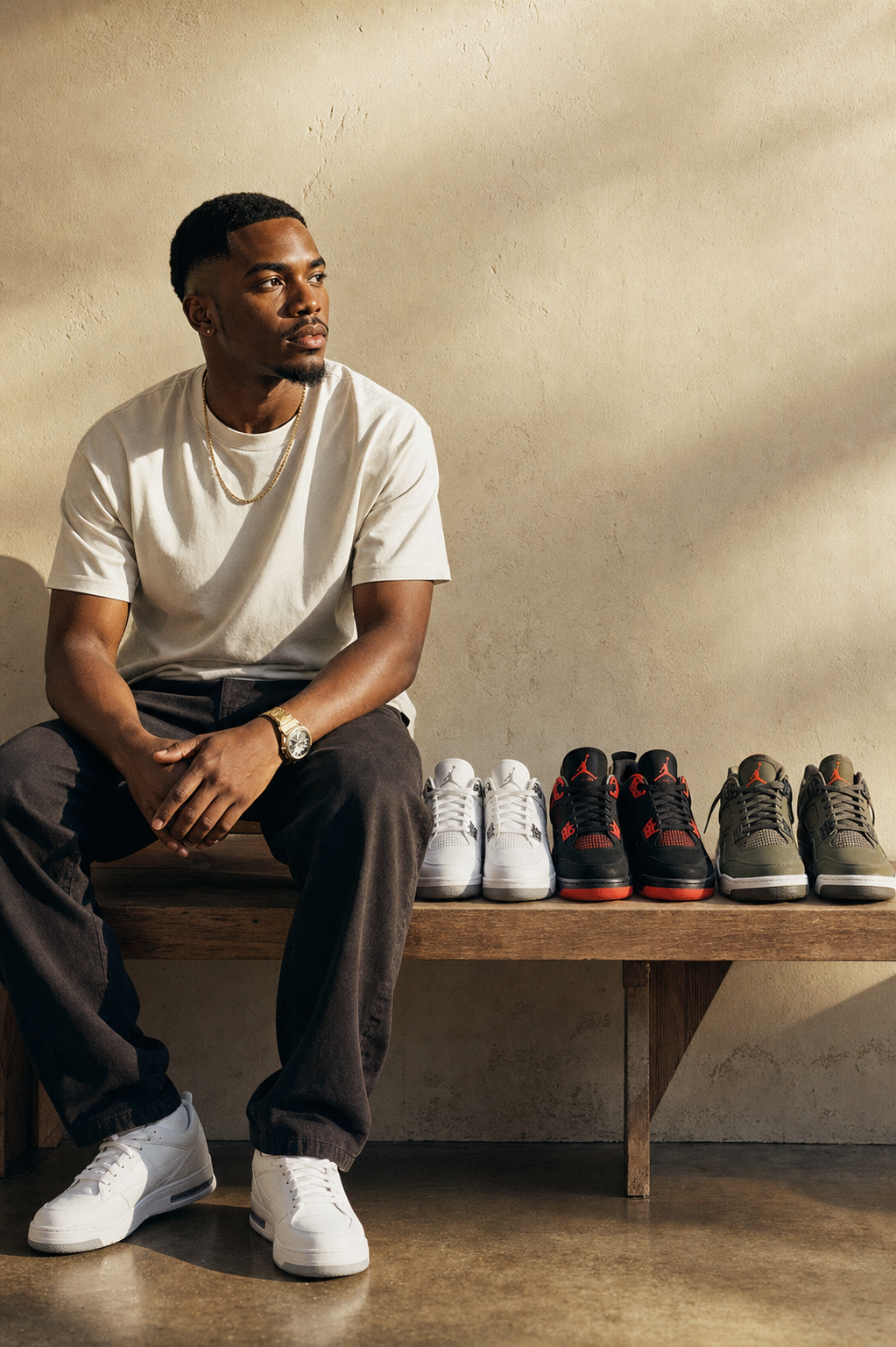 A young sneaker reseller